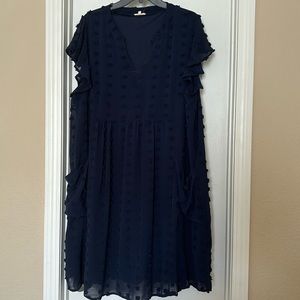 Navy blue dress